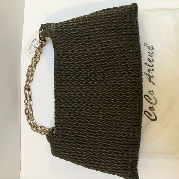 Coco Arlene Brown Faux Leather Bag NWT - Picture 8 of 15